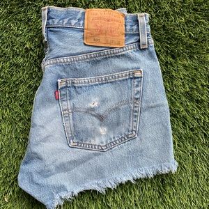 Levi’s 501 Vintage Cut Off Jean Shorts